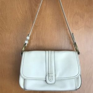 Villager a Liz Claiborne Co. White Shoulder Bag
